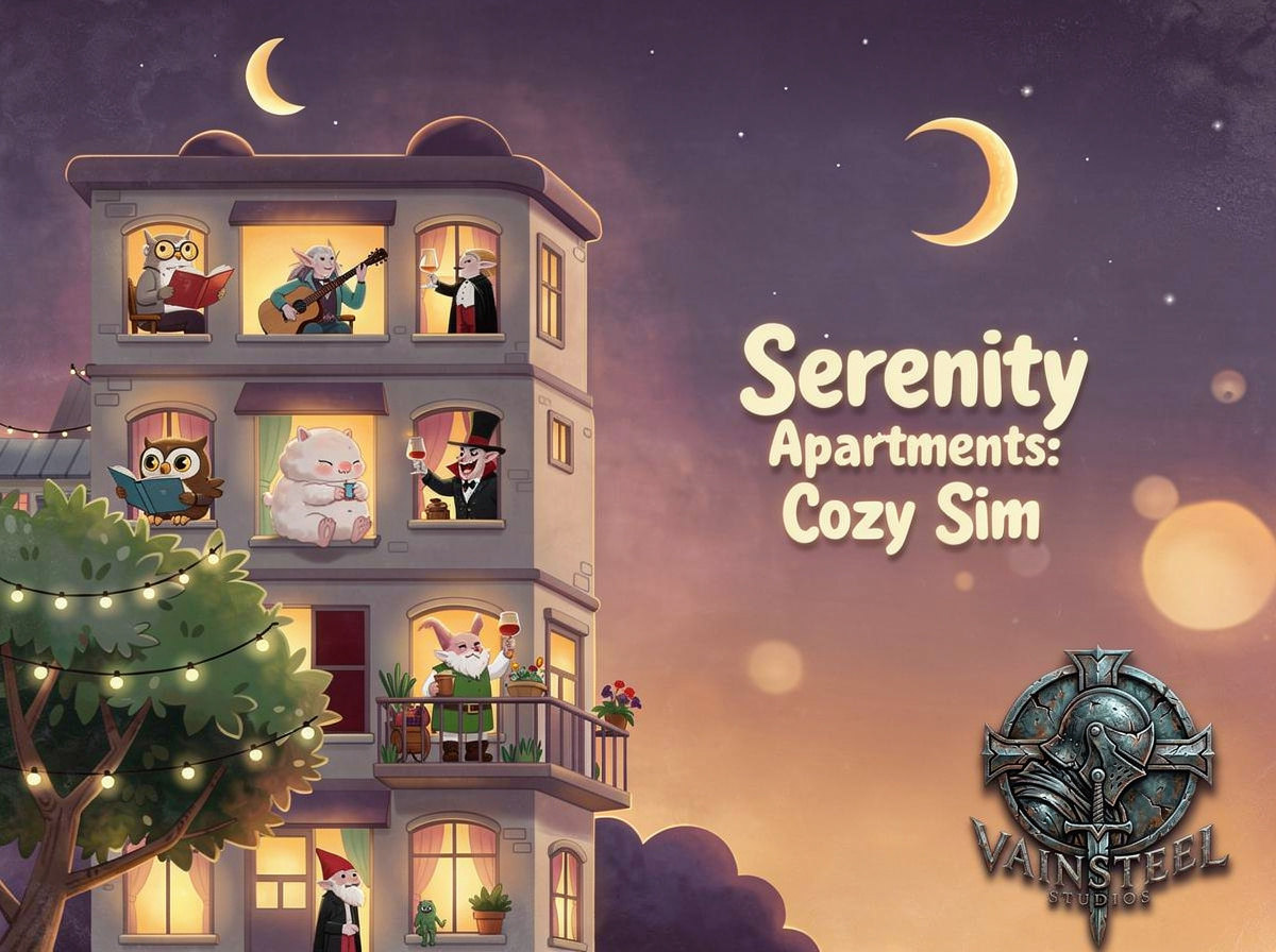 Serenity Apartments: Cozy Sim key art